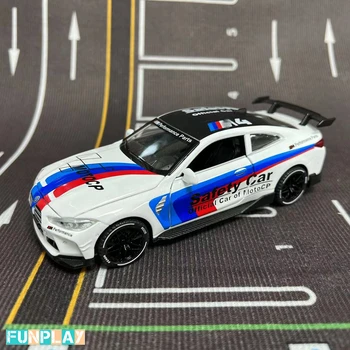 1/32 turnat sub presiune Piesa Auto Model BMW Mașină de Jucărie Pentru Băiatul Copii Cadou 1/32 Aliaj Model Auto Bmw M4 Vehicul Hobby Metal Simulare Jucărie