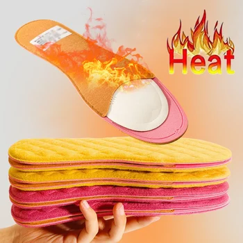 1 Pereche de unica folosinta cu Auto-încălzire Branțuri Pentru Pantofi pentru Bărbați Ține de Cald Încălzit de Tălpi Pentru Femei Pantofi de Iarna Picioare Suport Arc Insertii