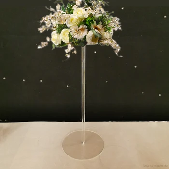 10BUC Acrilic Masă Display Stand Nunta Vaza de Flori de Nunta Decor Decor Rotund Florale Nunta Clar Coloane