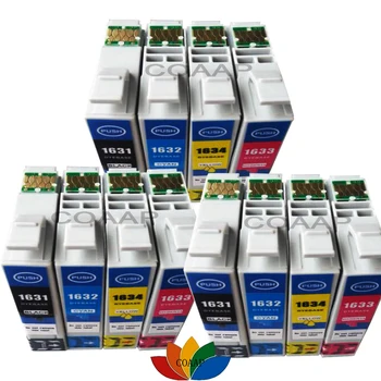 12PK Compatibil 16XL cartuș de cerneală pentru epson Workforce WF-2010W WF-2510WF WF-2520 WF-2530WF WF-2540 printer T1631 -T1634 T1621