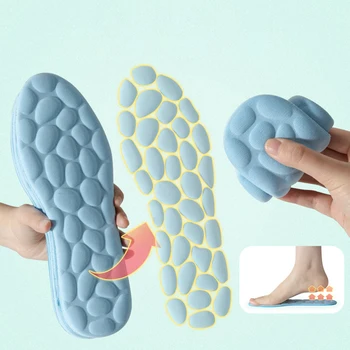 1Pair Spumă Moale Sport Insoles Pentru Femei Pantofi pentru Bărbați Respirabil Moale Pernă de Funcționare Tălpi De Picioare de Îngrijire Semele Ortopedice Șoc