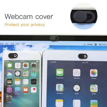 1pclaptop Acoperire Camera Slider Telefon Mobil Lentilă Frontală carcasă de Metal de Confidențialitate Autocolant Pentru Tableta Webcam Obturatorului F9f2