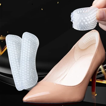 2 Buc Femeile Branțuri Pentru Pantofi Cu Tocuri Înalte Pentru A Regla Dimensiunea Adeziv Pernițe De Linie Mânere Protector Autocolant Ameliorarea Durerii Picior De Îngrijire