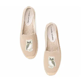 2021 Vânzare Directă Zapatillas Mujer Sapatos Platforme Espadrile Doamna Casual Talpa De Cauciuc Pantofii Zile In Paie Gros Cu Talpi 