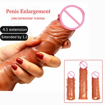 3 Tipuri De Sex Masculin Penisul Circumferinta Marire Potențiator De Extensie A Penisului Extender Penis Artificial Teaca De Manșonul Pentru Penis Reutilizabile Prezervativ Jucarii Sexuale Pentru Barbati