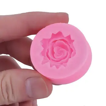 3D Rose Floare Silicon Săpun Mucegai Forma de Tort de Ciocolata Silicon Diy Fondant de Decorare Mucegai Mucegai Tort a Face Săpun Manual V7X7