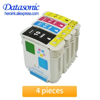 4X Datasonic Compatibil cu cartușele de cerneală Pentru HP 10 11 Designjet 110 100plus C4844A Inkjet 2800dt 2800dtn imprimanta Pentru HP10
