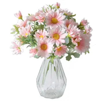 5 Buchete de Flori Margarete Flori Artificiale Buchet de Nunta DIY Cadou de ziua Recunoștinței Plante Artificiale Flori Decor Acasă