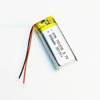 701535 3.7 V 300mAh baterie Litiu-Polimer LiPo Baterie Reîncărcabilă Pentru Mp3 GPS-ul pentru căști mobile electronice parte