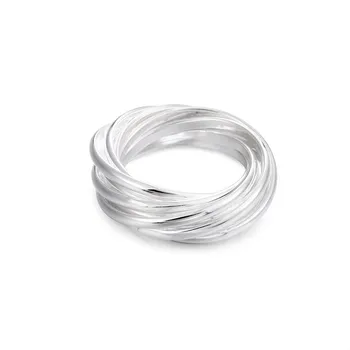 925 de Bijuterii de Argint 9 Cerc Inele de Argint pentru Femei Barbati Moda Anel De Prata Bijoux