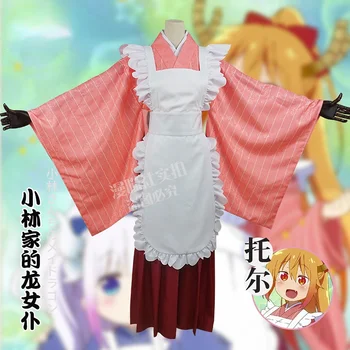 Anime Dor Kobayashi Dragon Menajera Cosplay Toru / Kanna Kamui Costum de Halloween Cosplay Kanna Kamui Menajera Cosplay