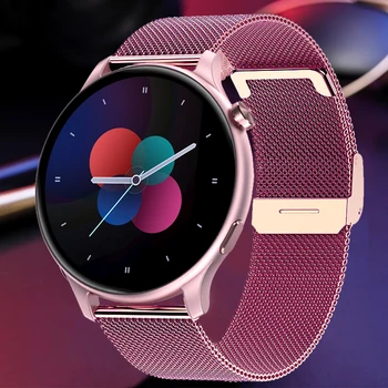 Apel Ceas Inteligent Femei Smartwatch Electronice Inteligente Ceas Pentru Android IOS Fitness Tracker Sport Rotund-ceas Inteligent Doamnelor