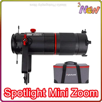 Aputure Reflectoarelor Mini Zoom Precizie Lentilei de Proiecție Zoom 2X pentru LS 60D 60X Iluminat Modificator 15°~30° Reglabil Focus 15 Gobos