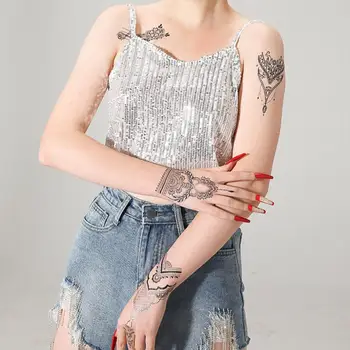 Autocolant tatuaj Elegant Detașabil, rezistent la apa Sexy Tatuaj Temporar Corpul Decoratiuni pentru Femei Tatuaj Fals Tatuaj Temporar