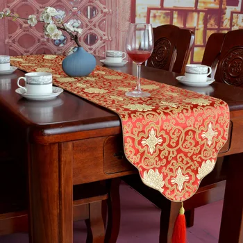 Chineză Tradițională Model De Proiectare Tabelul Runner Lux Cabinet De Pat Home Decor Nunta Huse De Masă De Înaltă Calitate