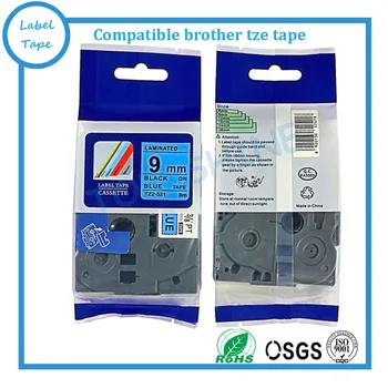 compatibil Negru pe Albastru 9mm TZe-521 TZ-521 tz521 tze521 tze laminat eticheta casete pentru Brother Ptouch label printers