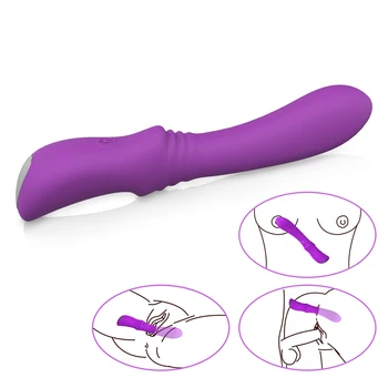 Confortabil De Mână-Senzație De Sex Feminin Instrument Care Poate Fi Îndoit În Mod Arbitrar, Portabil Și Ușor De Curățat Complet Rezistent La Apa Tija Vibratoare