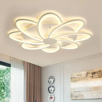 Creative Living Lampa Nordic Simplu, Modern, Cald Creative Acasă Floare Corpuri De Iluminat Dormitor Romantic Acrilice Lampă De Plafon