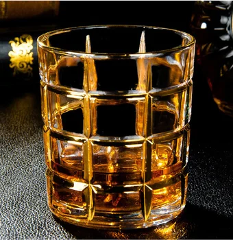 Cristal de sticlă de vin de cupă Europeană stil de aur contur sticla cristal creative whisky pahar de vin cocktail cana de bere de uz casnic cupa