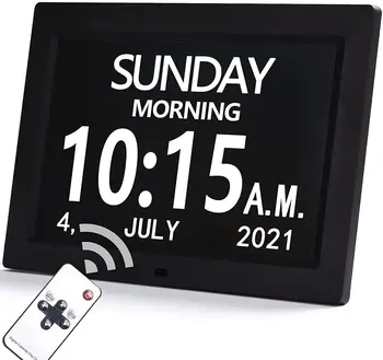 Digital, Calendar, Ceas cu Alarmă pentru Vârstnici, 10