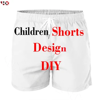 DIY pantaloni Scurți de Imprimare 3D Personalizate de Design Clientului pentru Copii Foto/Steaua/Anime/Animale/Desene animate Casual de Îmbrăcăminte pentru Copii Fete Băiat