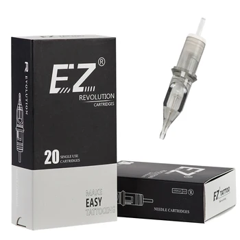 EZ Revoluție Tatuaj Cartuș Ac #08 (0,25 MM) Round Liner (RL) Ace Machiaj Permanent Rotativ Pen Masini 20 Buc/Cutie