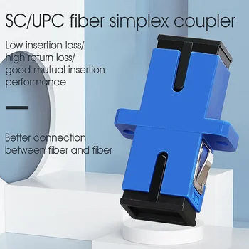 Fibre Flansa Conector SC UPC Adaptor Simplex Single-Mode Fibra Optică Cuplaj SC UPC 100/200/500/1000PCS/lot transport Gratuit