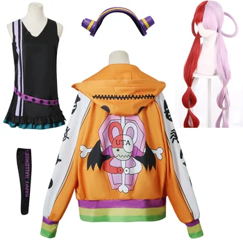 Film Anime Roșie Uta Cosplay Costum Pentru Femei Costum De Carnaval Uniformă Petrecere De Halloween Haina Cadou De Crăciun Pentru Fanii Anime Costum Fată