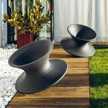 Gyro scaun pahar de 360 de grade de rotație terasă restul de distracții zona creative roșu net de agrement balansoar