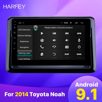 Harfey Android 9.1 Auto Multimedia player 9 inch pentru 2014 Toyota Noah cu WIFI HD Touchscreen, GPS suport radio DVR Carplay DAB+