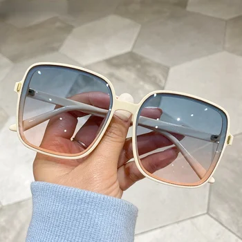 Imwete Supradimensionat ochelari de Soare Femei de Lux de Designer de Epocă Pătrat Ochelari de Soare Clasic de Ochelari pentru Doamna UV400 Mare Cadru
