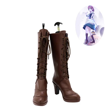 Iubesc Viata Nijigasaki Liceu Idol Club Emma Verde Pantofi Cosplay Cizme Pentru Femei