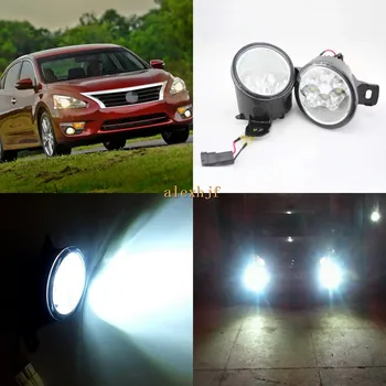 Iulie Rege 18W 6LEDs H11 LED Lampă de Ceață Asamblare Caz pentru Nissan Teana Altima perioada 2007-2017, 6500K 1260LM Lumini de Zi cu LED