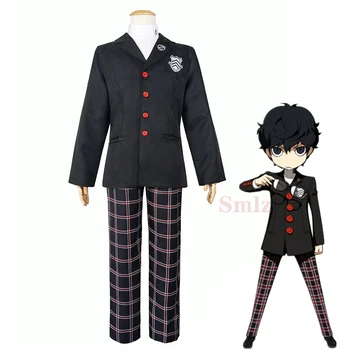 Joker Uniformă Școlară Amamiya Ren Costum Persona 5 Cosplay Costum Haina Tricou Pantaloni