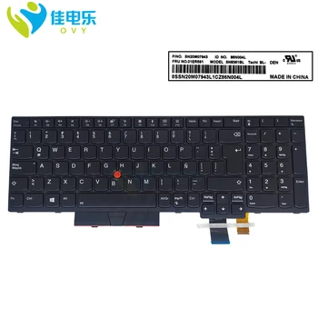 LA latină lumina de fundal tastatură Pentru Lenovo Thinkpad T570 P51S T580 P52S 01ER591 SN8361BL Notebook tastaturi Trackpoint cu cadru