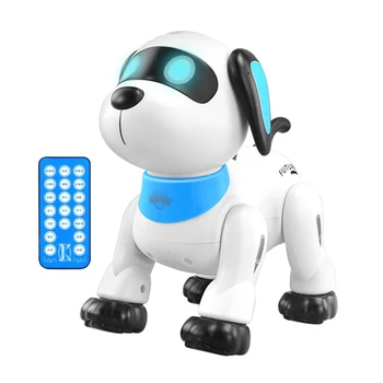 LENENG Control de la Distanță Câinele RC Robotic Stunt Catelus Voice Control Electronic Animale de companie de Dans Robot Programabil animale de Companie Jucării pentru Copii