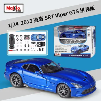 Maisto 1:24 2013 Dodge SRT Viper GTS Asamblate Versiune de Simulare Aliaj Model de Masina Meserii Decor Colecție de Instrumente de Jucărie Cadou