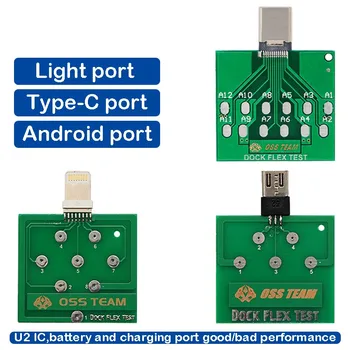 Micro USB Dock Flex Test de Bord pentru iPhone 11 xs x 6 7 8 6s Telefon Android U2 Baterie de Încărcare de Andocare Flex Ușor de Instrument de Testare