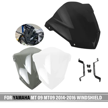 MT-09 14-16 Motocicleta Parbriz Parbriz Plastic ABS Pare-brise w/ Montare Suport Pentru Yamaha MT 09 MT09 2014 2015 2016