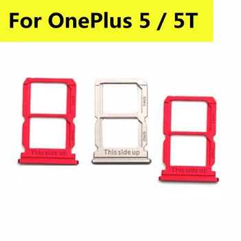 Nouă Cartelă SIM Tray Holder Pentru OnePlus 5 5T SIM Sim Tray Micro SD Suport Card Slot Părți Sim Card Adaptor Pentru OnePlus5