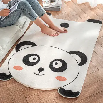 Panda Covor pentru Living Animale Desene animate Drăguț Dormitor, Covoare Anti-Alunecare, Noptiera Camera Copii Saltea Podea de Apă Absorbant Covoraș de Baie Hom