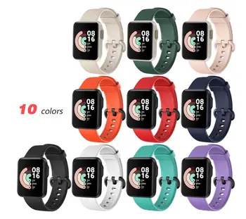 Pentru XiaoMi Mi Watch Lite Înlocuire Curea Sport Cu Bratara De Silicon Correa Pentru XiaoMi RedMi Watch Inteligent Watch Curea Curea De Mână