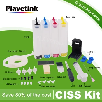 Plavetink Sistem de Alimentare continua Cerneală Pentru HP 121 XL Cartus Pentru HP Deskjet D2563 F4283 F2423 F2483 F2493 F4283 F4583 Printer