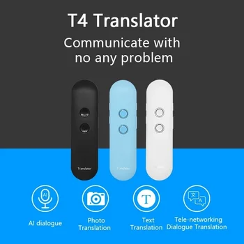 Portabil Smart Voice Translator De Limbă T4 Instant Două Mod De Translator Voce 42 De Limbi Traducere Pentru Călătorii De Afaceri Mai Bun