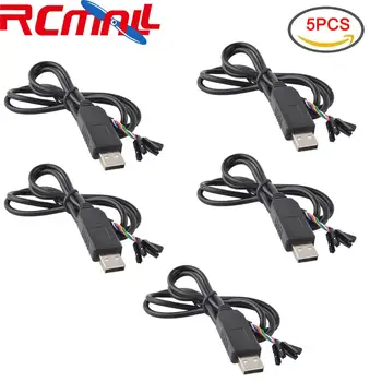 RCmall 5pcs/lot 5V USB to TTL Serial Cablu Adaptor FT232 Cablu USB FT232BL Download Cablu pentru Arduino ESP8266
