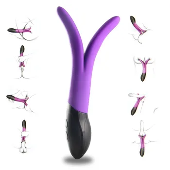 Rezistent La Apa Rabbit Vibrator Punctul G Masaj Multispeed Jucărie Sexuală Silicon Dual Motors Vibratoare Pentru Femei Sexul Produse Pentru Cuplu