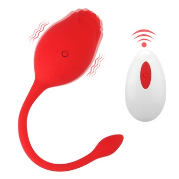 Rose Forma Adult Produse Anal Stimulare Clitoris Jucarii Sexuale Pentru Femei 12 Moduri de G Spot Masaj de încărcare USB Sari Ou Vibrator