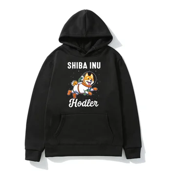 Shib Shiba Inu Crypto Cryptocurrency Monedă Print Hoodie pentru Bărbați Woemn Semn de Agrement Jachete de Moda Confortabil Pulover Supradimensionat