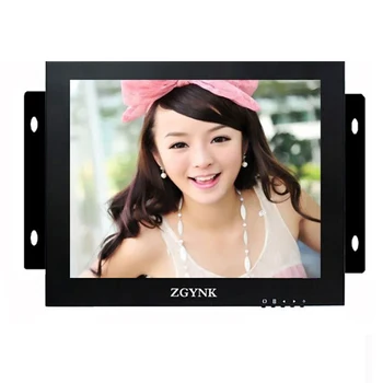 TB1202 ZGYNK / 12 inch deschide industriale integrate de monitorizare coajă de metal VGA/AV/BNC/HDMI securitate LCD monitor, 800 * 600