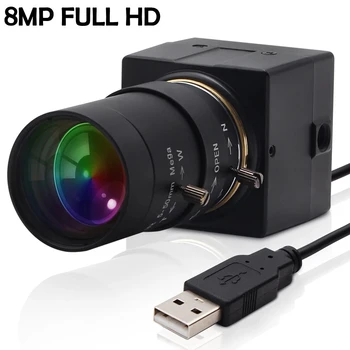 USB Webcam CCTV 5-50mm Obiectiv Varifocal 8 Megapixeli de Înaltă Definiție SONY IMX179 Mini HD 8MP Industriale aparat de Fotografiat USB pentru Laptop PC
